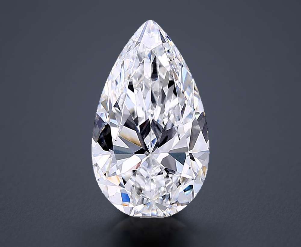 3.61 Carat Pear Lab Diamond