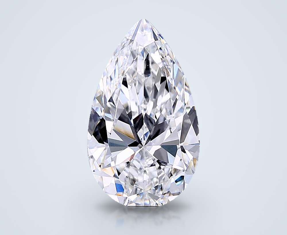 3.61 Carat Pear Lab Diamond