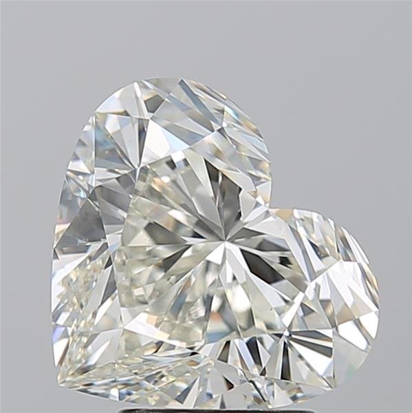 3.71ct K VS1 Rare Carat Ideal Cut Heart Diamond