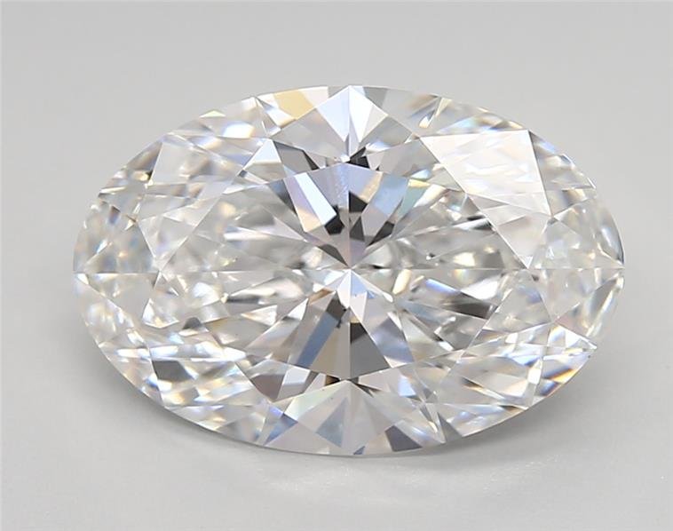3.53ct D VS1 Rare Carat Ideal Cut Oval Lab Grown Diamond