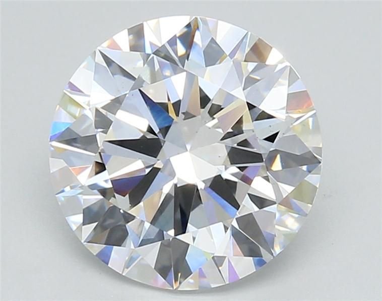3.51ct D VS2 Rare Carat Ideal Cut Round Lab Grown Diamond