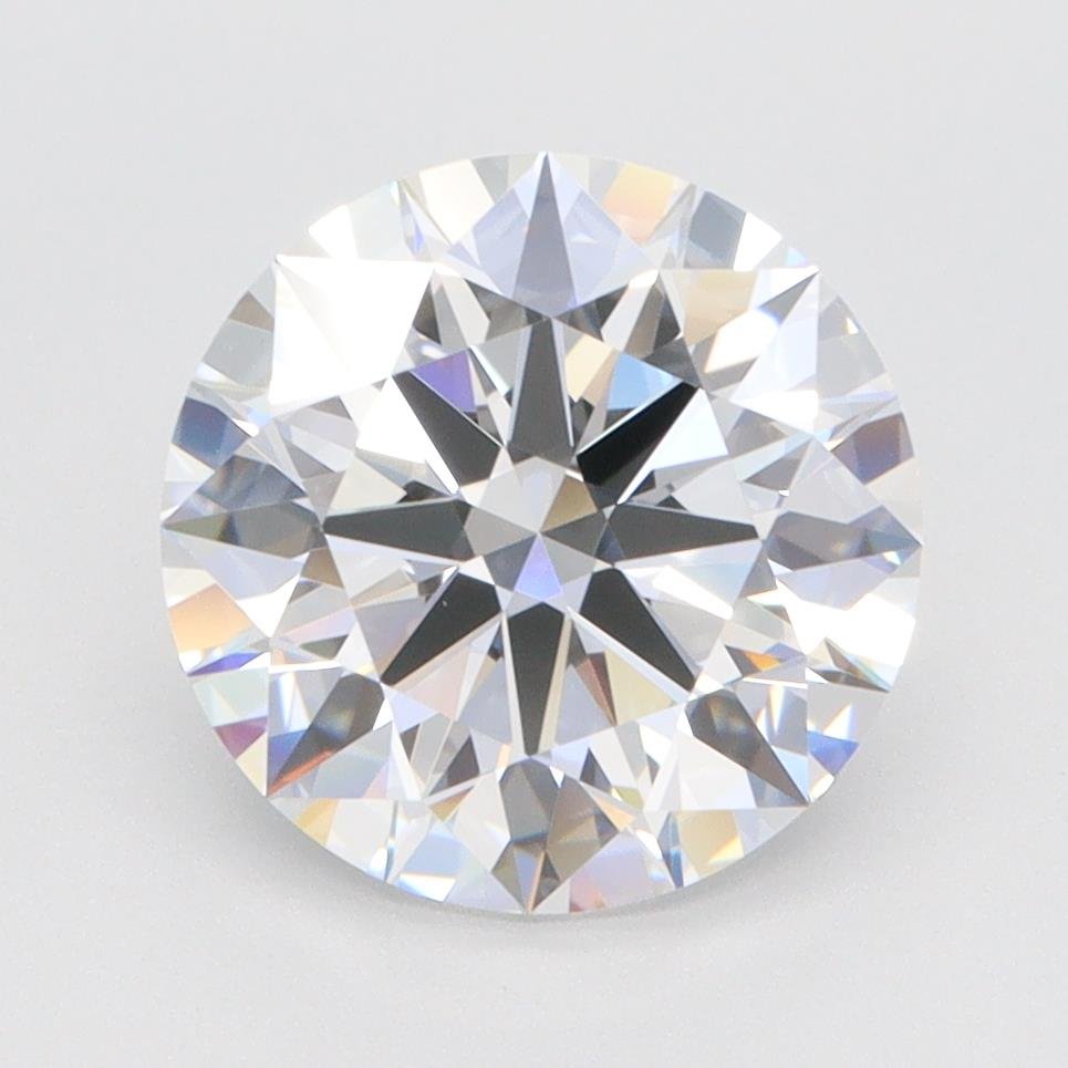 3.01ct D VS1 Rare Carat Ideal Cut Round Lab Grown Diamond