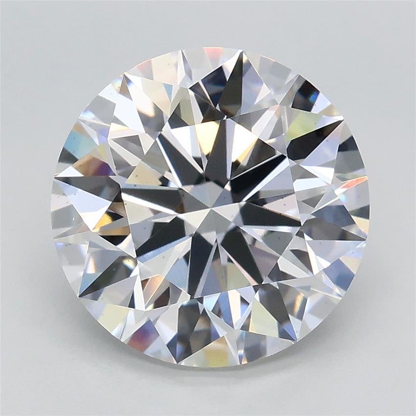 3.22ct E VS1 Rare Carat Ideal Cut Round Lab Grown Diamond