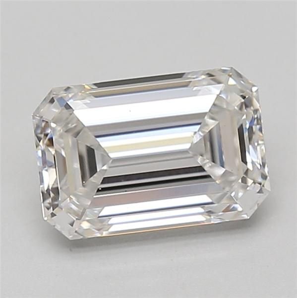 2.38ct E VS2 Rare Carat Ideal Cut Emerald Lab Grown Diamond
