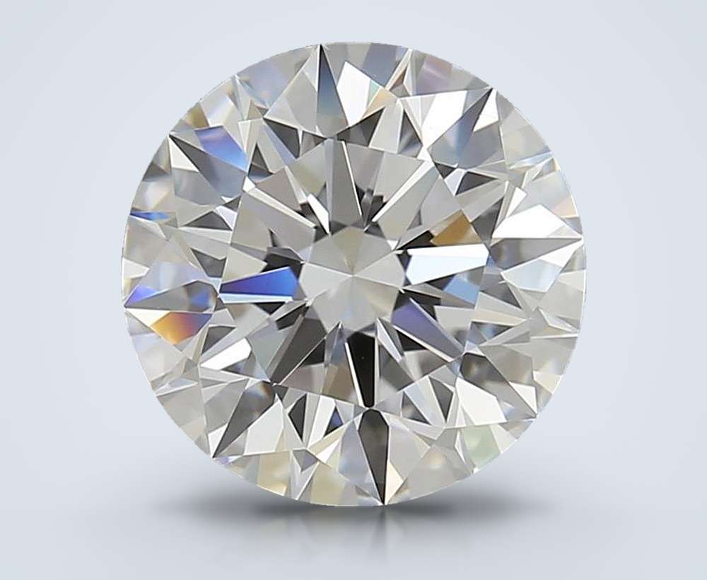 3.78 Carat Round Lab Diamond