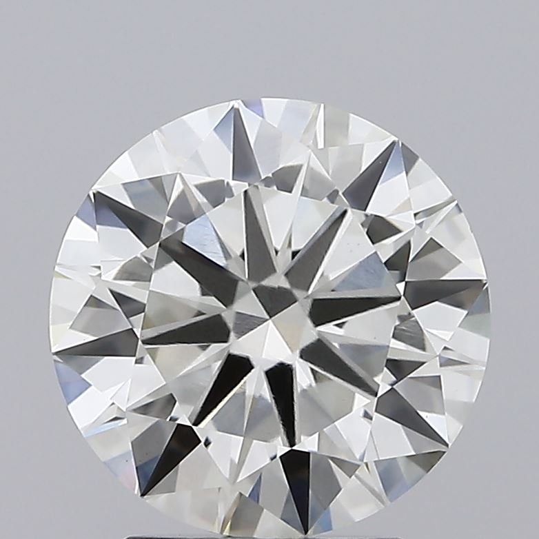 2.56ct J VVS2 Excellent Cut Round Lab Grown Diamond