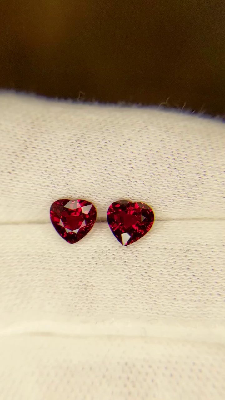 1.69 Carat Red Heart Ruby