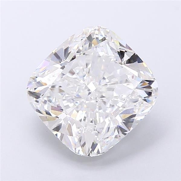 4.19ct E VVS2 Rare Carat Ideal Cut Cushion Lab Grown Diamond