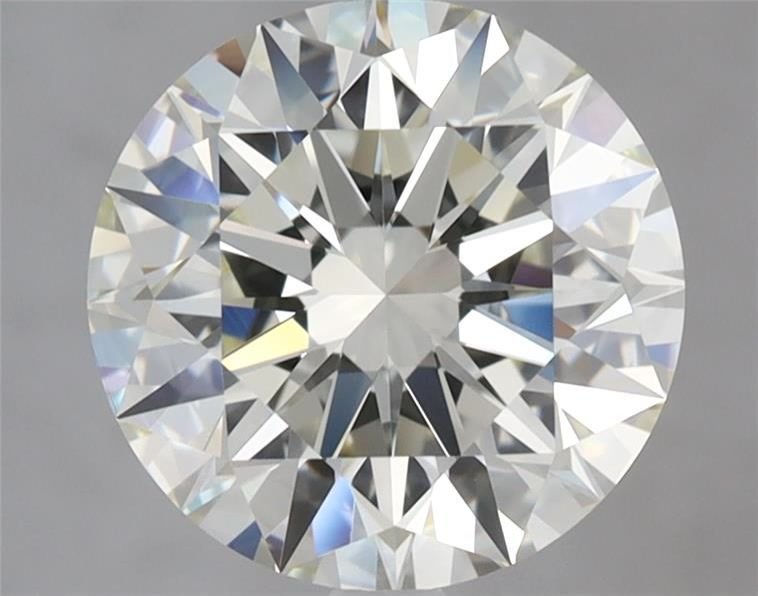 3.22ct J IF Rare Carat Ideal Cut Round Diamond