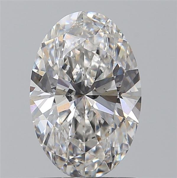 1.21ct F VS2 Rare Carat Ideal Cut Oval Lab Grown Diamond