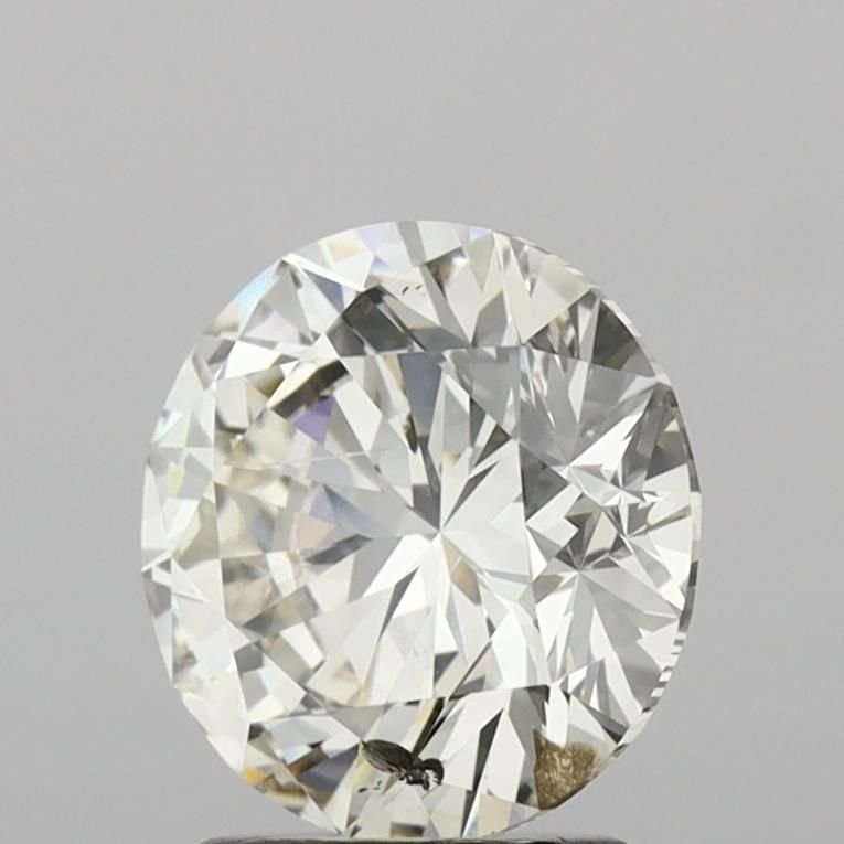 3.02ct I SI2 Rare Carat Ideal Cut Round Diamond