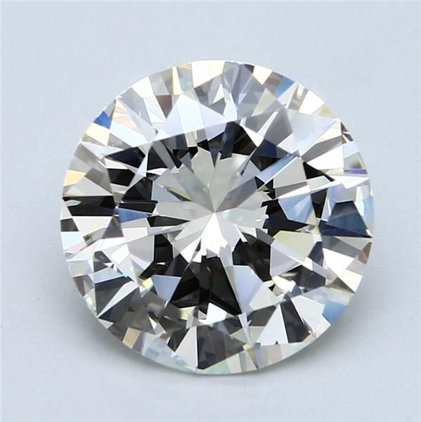 5.14ct J VS1 Very Good Cut Round Diamond