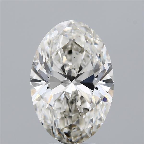 5.52ct H VS2 Rare Carat Ideal Cut Oval Lab Grown Diamond