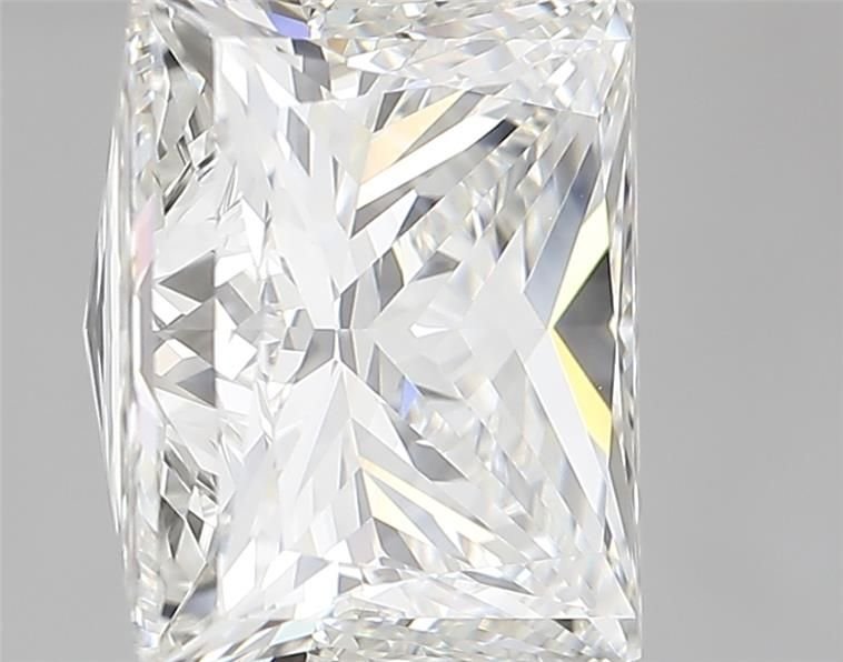 3.39ct H IF Rare Carat Ideal Cut Princess Diamond