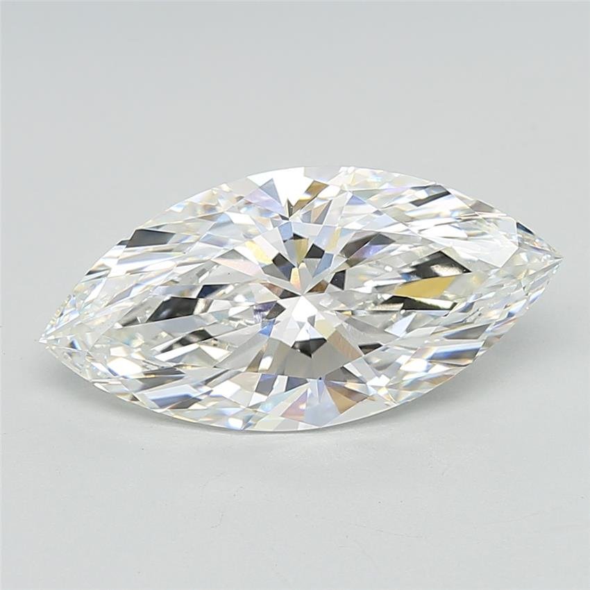 5.01ct F VVS2 Rare Carat Ideal Cut Marquise Lab Grown Diamond