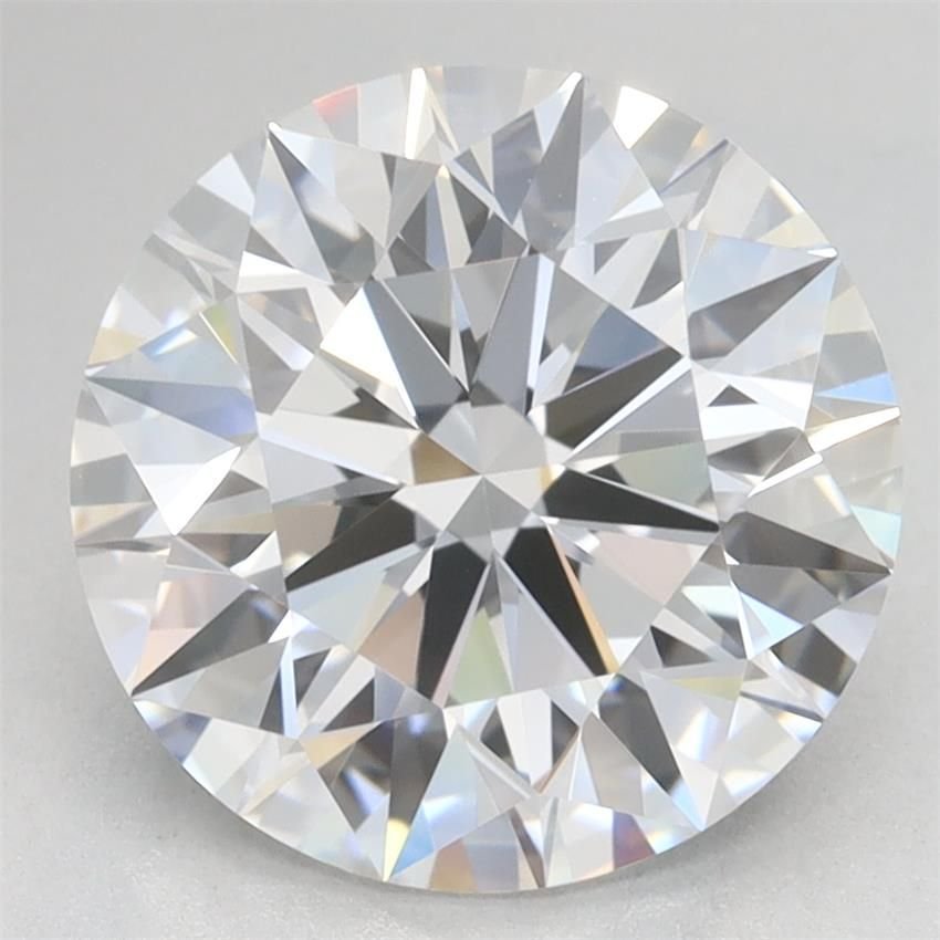 3.11ct D IF Rare Carat Ideal Cut Round Lab Grown Diamond