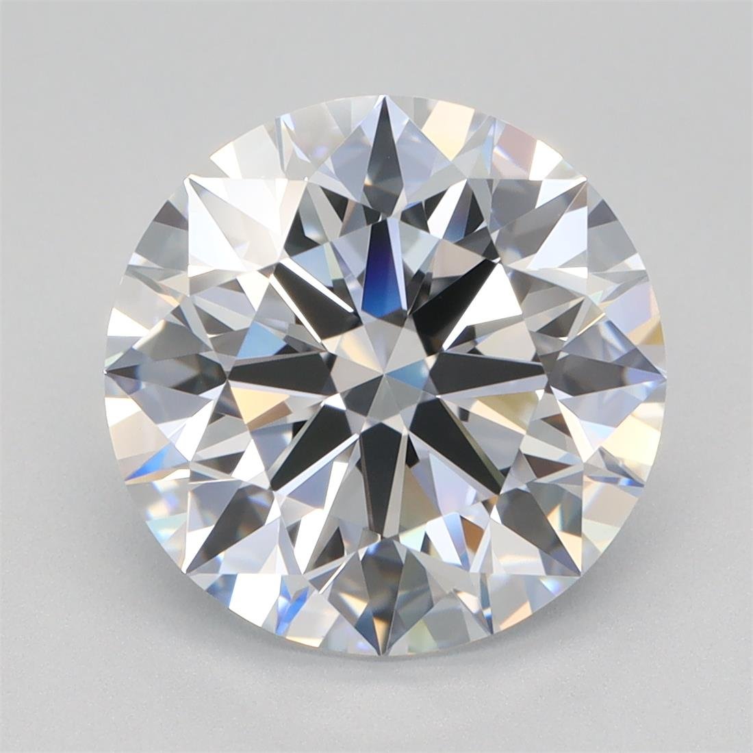 3.22ct D VVS1 Rare Carat Ideal Cut Round Lab Grown Diamond