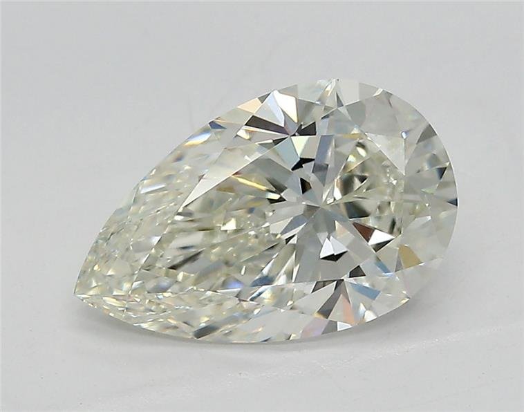 2.03ct H VVS2 Rare Carat Ideal Cut Pear Lab Grown Diamond