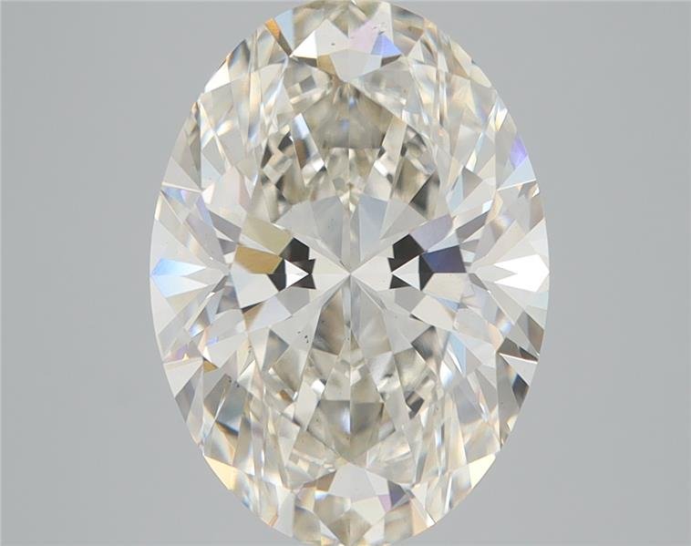 5.03ct I VS2 Rare Carat Ideal Cut Oval Lab Grown Diamond