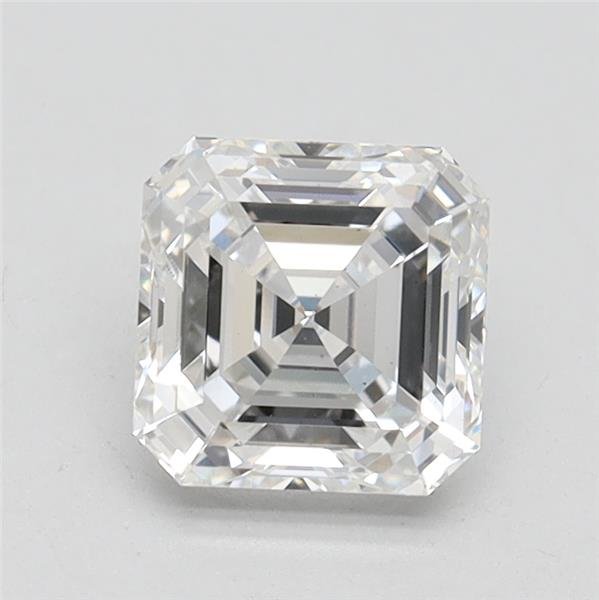 1.26ct E VS1 Rare Carat Ideal Cut Asscher Lab Grown Diamond