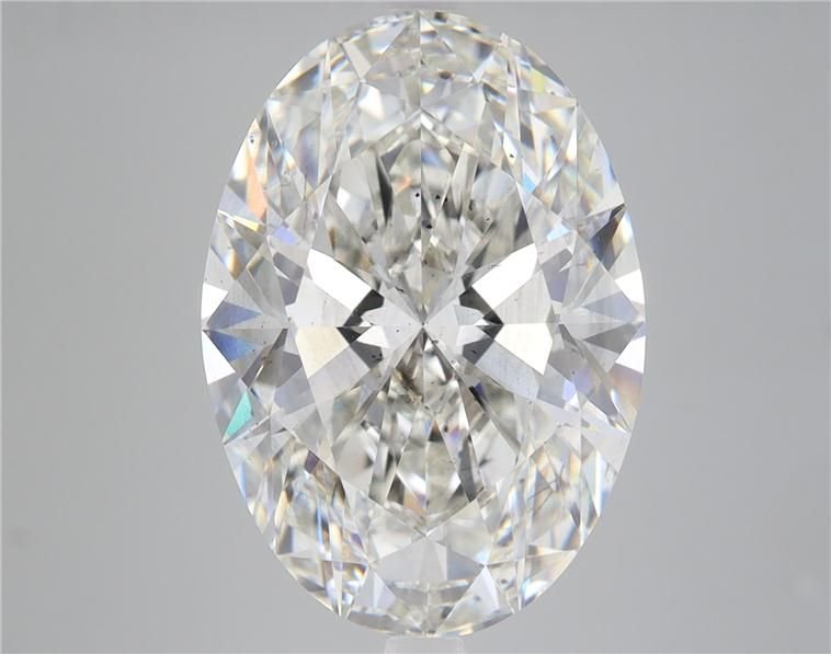 9.16ct H SI1 Rare Carat Ideal Cut Oval Lab Grown Diamond