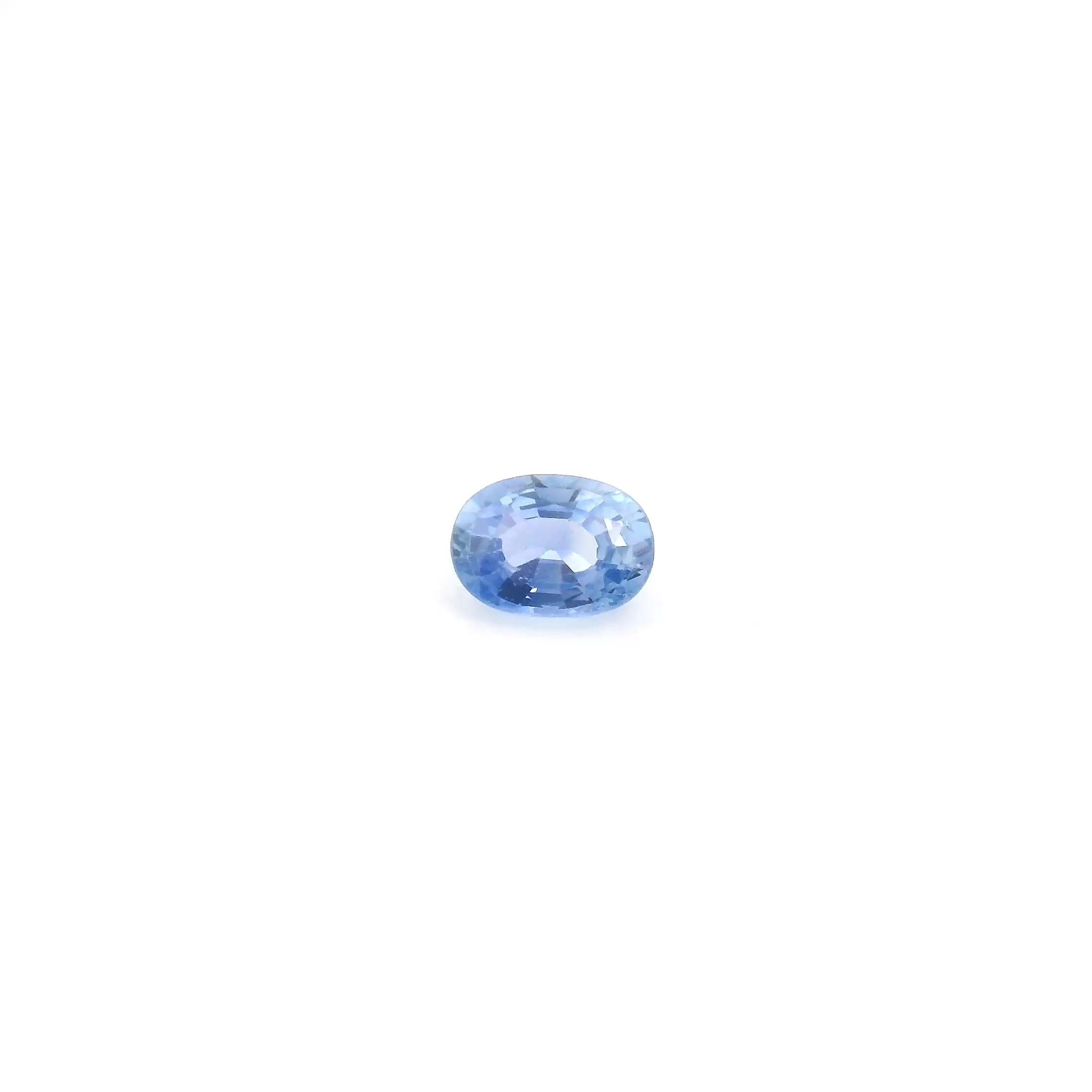 1.10 Carat Light Blue Oval Sapphire