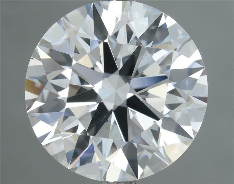 4.03ct D VS2 Rare Carat Ideal Cut Round Lab Grown Diamond