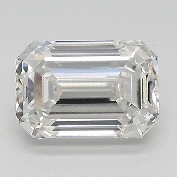 2.03ct H VVS2 Rare Carat Ideal Cut Emerald Lab Grown Diamond