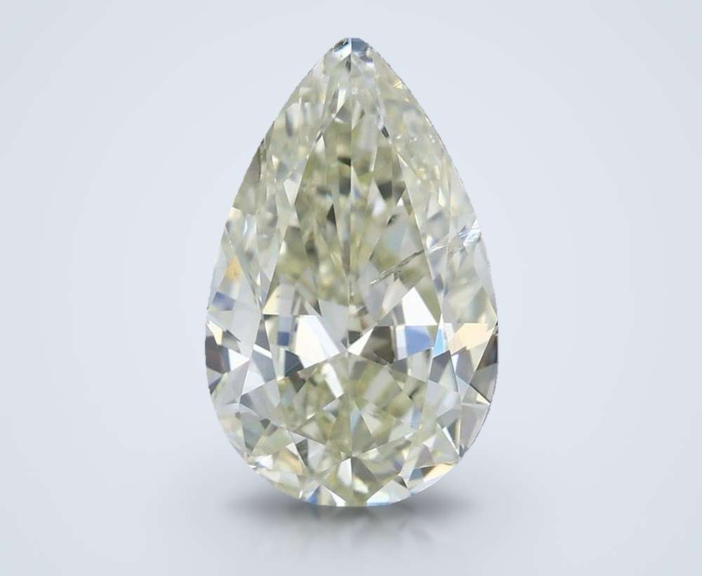 0.53 Carat Pear Natural Diamond