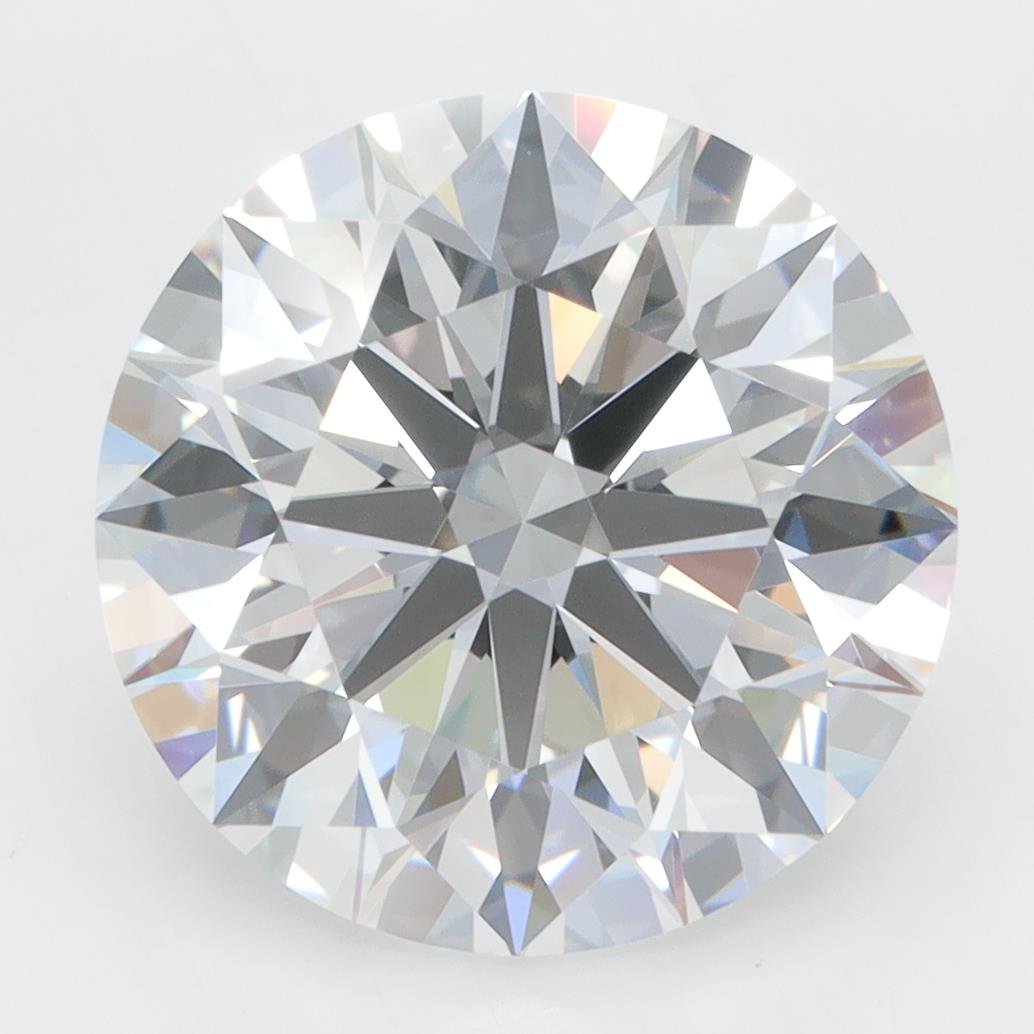 6.29ct D VVS2 Rare Carat Ideal Cut Round Lab Grown Diamond