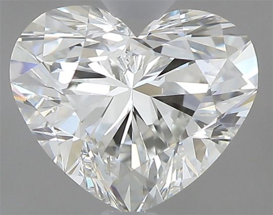 0.80ct I VS2 Rare Carat Ideal Cut Heart Diamond