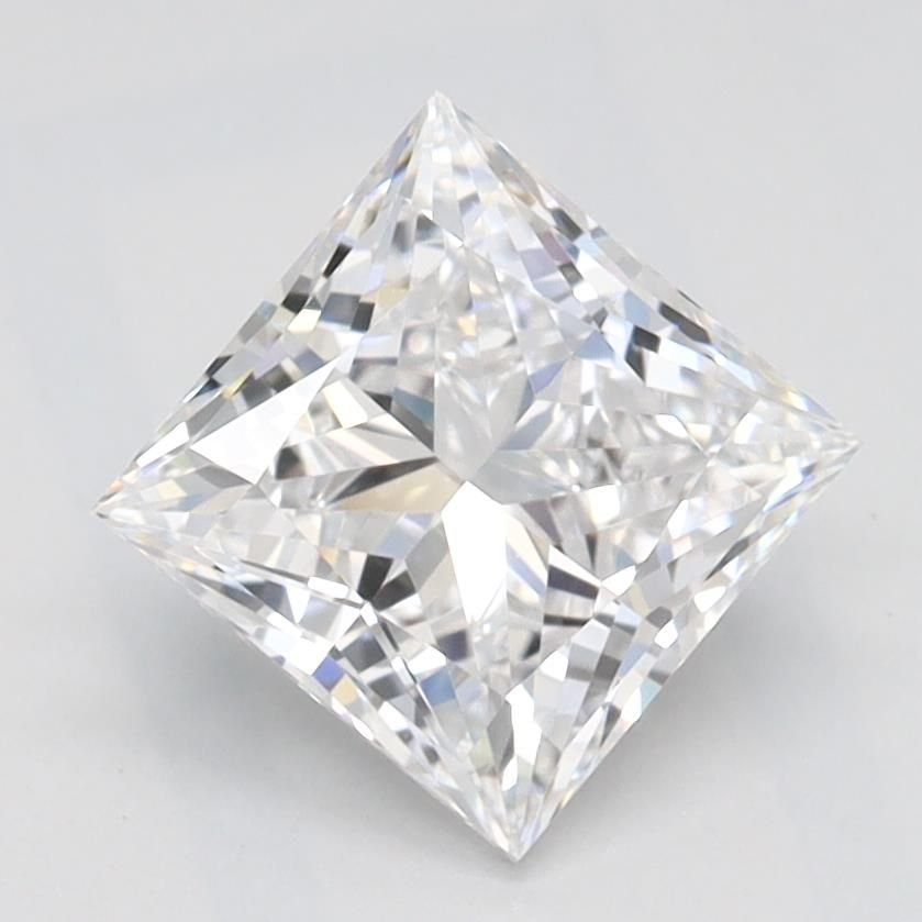 1.32ct D VVS1 Rare Carat Ideal Cut Princess Lab Grown Diamond