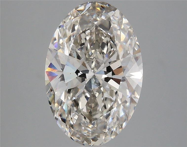 2.82ct H VS2 Rare Carat Ideal Cut Oval Lab Grown Diamond