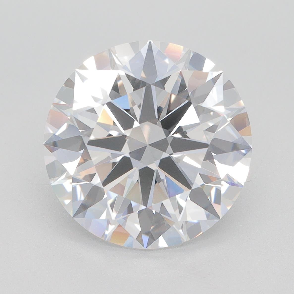 5.03ct D VVS1 Rare Carat Ideal Cut Round Lab Grown Diamond