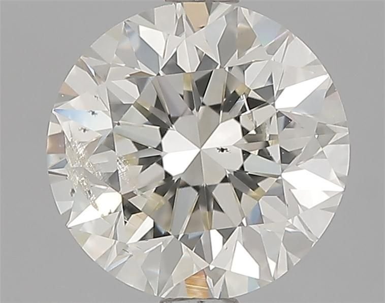 2.02ct J SI2 Very Good Cut Round Diamond