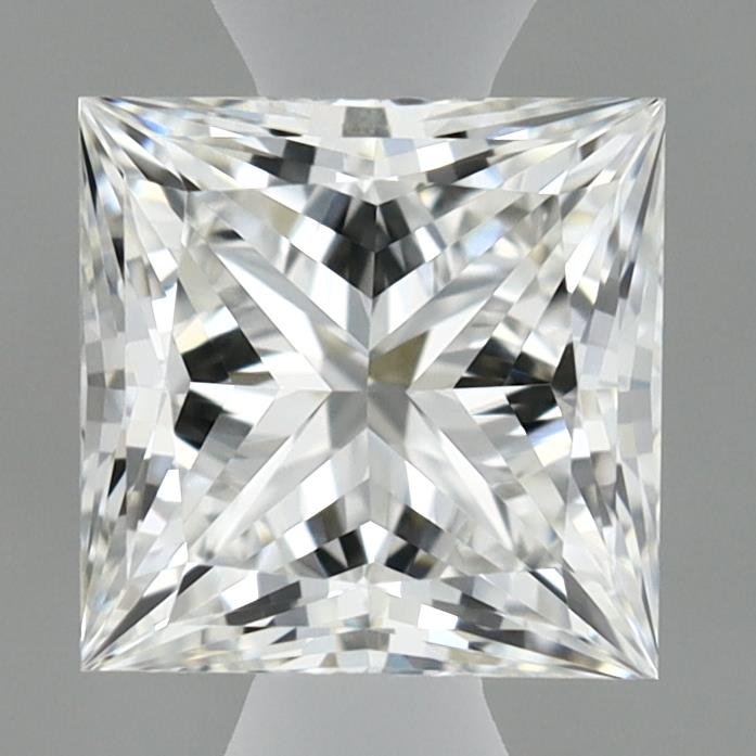 0.79ct F VVS2 Rare Carat Ideal Cut Princess Lab Grown Diamond