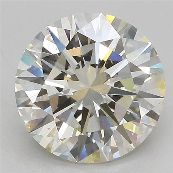 3.04ct J VS2 Excellent Cut Round Lab Grown Diamond