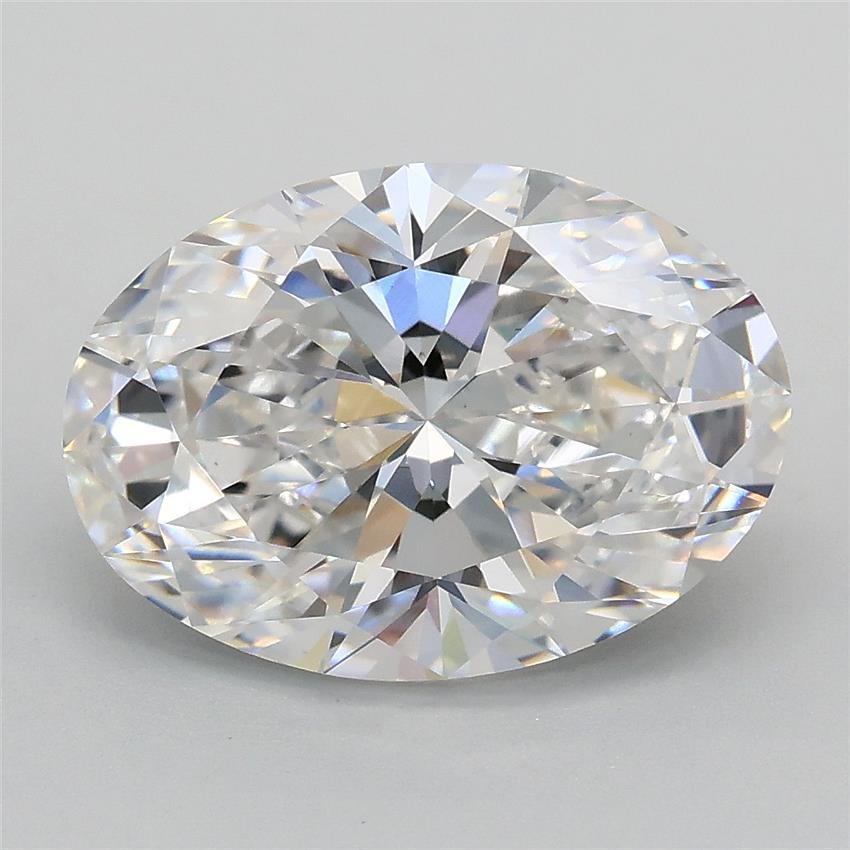 3.03ct E VS1 Rare Carat Ideal Cut Oval Lab Grown Diamond