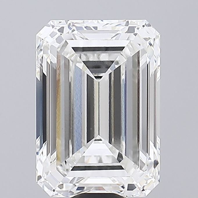 15.50ct F VVS2 Rare Carat Ideal Cut Emerald Lab Grown Diamond