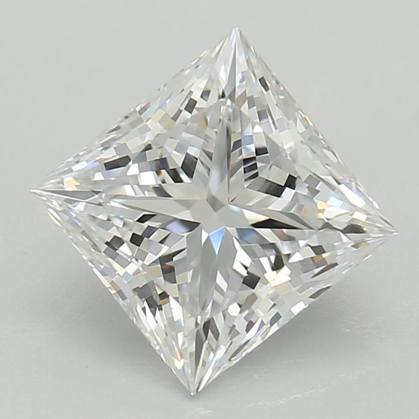 1.10ct D VVS2 Rare Carat Ideal Cut Princess Lab Grown Diamond