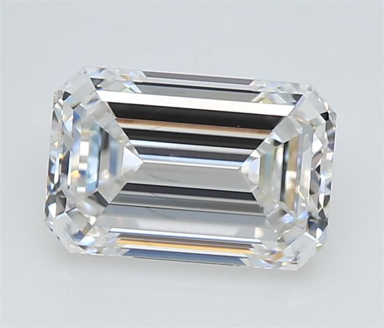 2.50ct E SI1 Excellent Cut Emerald Lab Grown Diamond