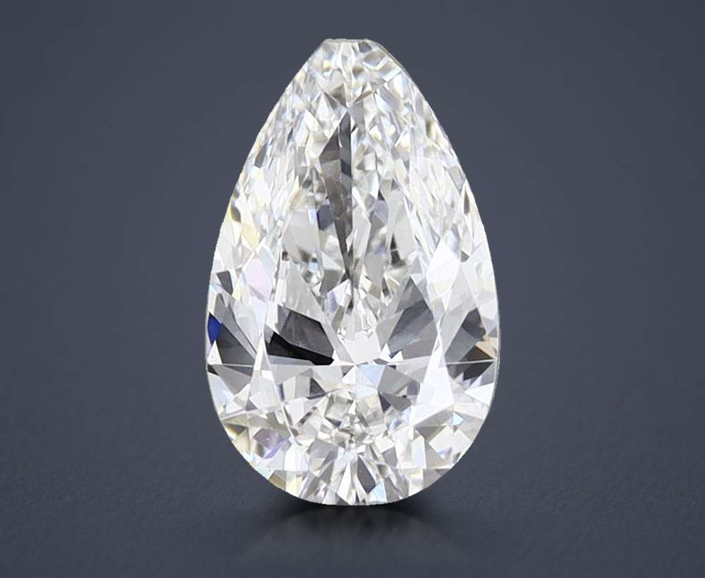 0.81 Carat Pear Lab Diamond