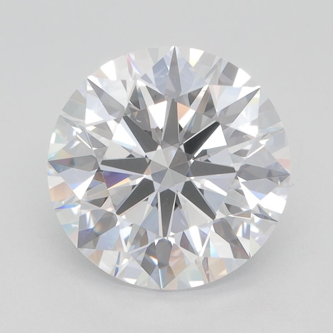 4.65ct D VVS1 Rare Carat Ideal Cut Round Lab Grown Diamond