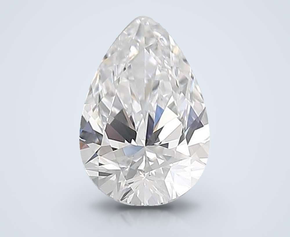 1.39 Carat Pear Lab Diamond