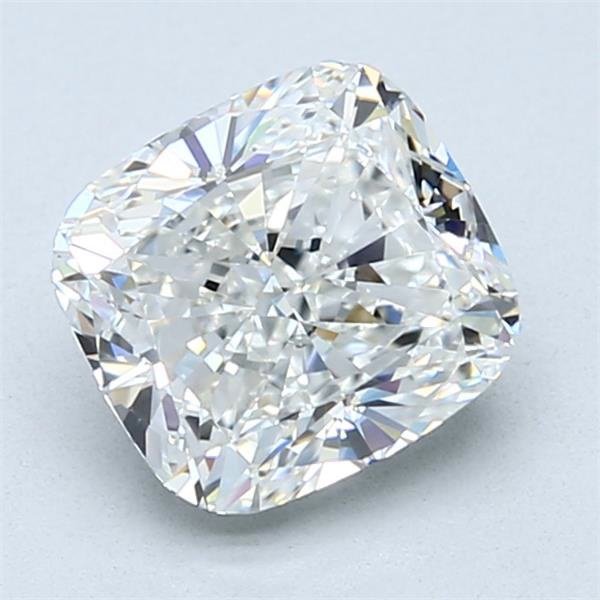 2.01ct G VVS2 Rare Carat Ideal Cut Cushion Diamond