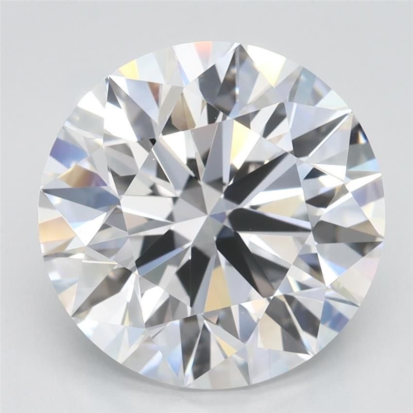 3.87ct D IF Rare Carat Ideal Cut Round Lab Grown Diamond
