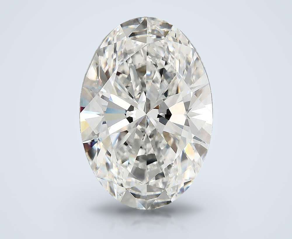 6.95 Carat Oval Lab Diamond