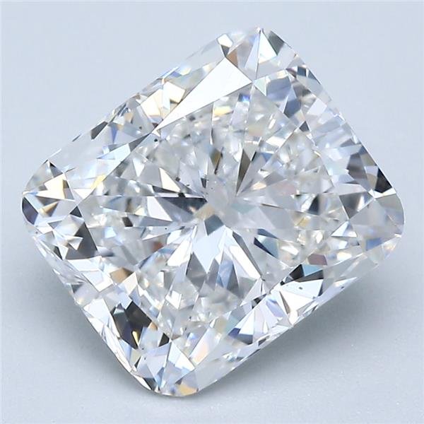 3.07ct E SI1 Very Good Cut Cushion Diamond