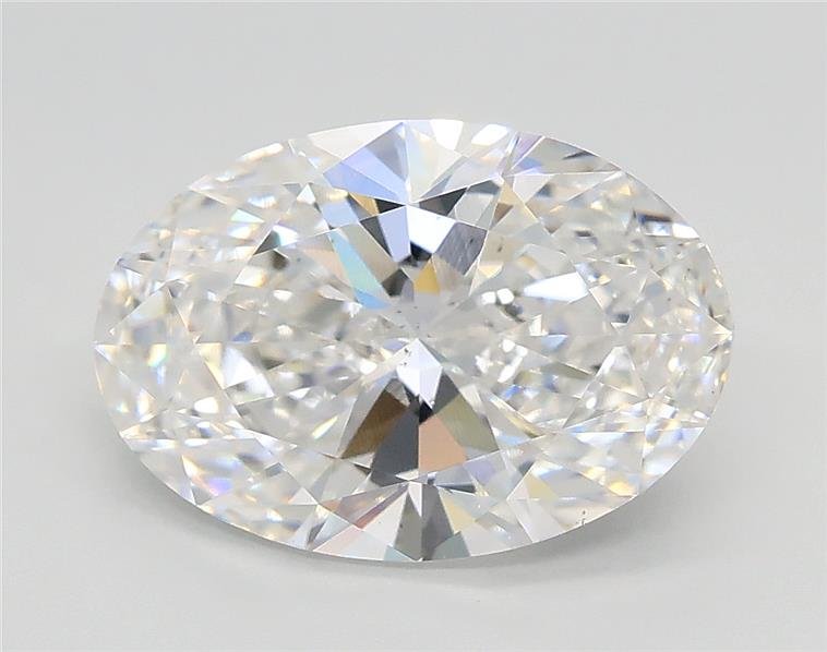 2.50ct E SI1 Rare Carat Ideal Cut Oval Lab Grown Diamond