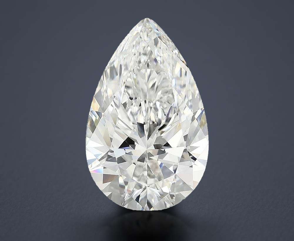 7.70 Carat Pear Lab Diamond